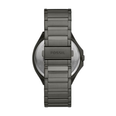 Evanston Multifunction Gunmetal Stainless Steel Watch - BQ2609 