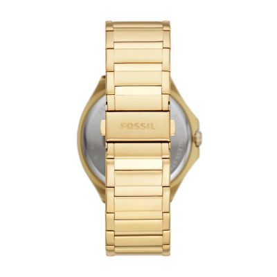 Evanston Multifunction Gold-Tone Stainless Steel Watch