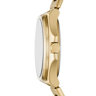 Evanston Multifunction Gold-Tone Stainless Steel Watch