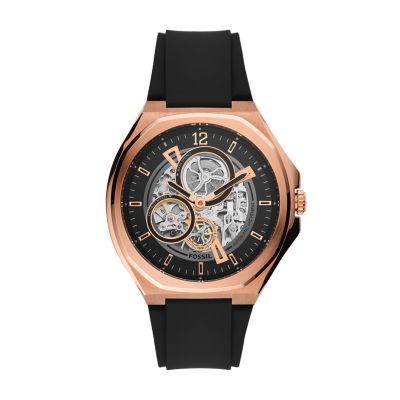 Silicone discount fossil watch