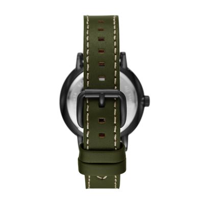 Airlift Multifunction Green Leather Watch - BQ2634 - Fossil