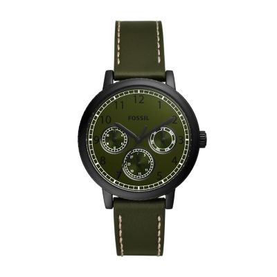 Fossil olive green on sale watch