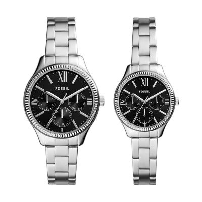 Black 2025 silver watch