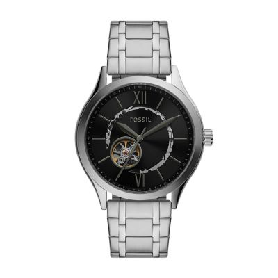 Fenmore Automatic Stainless Steel Watch - BQ2648 - Fossil
