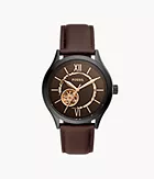 Fenmore Automatic Brown Leather Watch