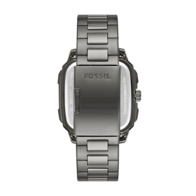 Gunmetal grey cheap fossil watch