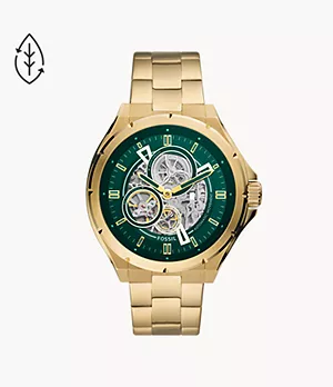 Evanston Automatic Gold-Tone Stainless Steel Watch