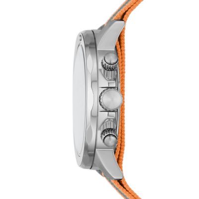 Fossil watch outlet orange