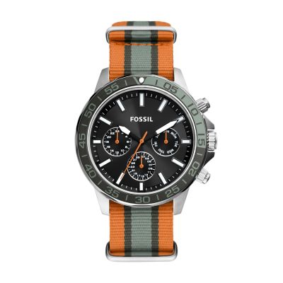 Fossil 2025 watch orange