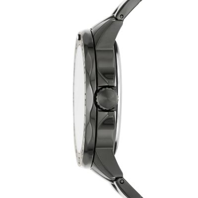 Bannon Automatic Smoke Stainless Steel Watch - BQ2678 - Fossil