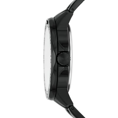 Bannon Automatic Black Stainless Steel Watch BQ2679 Fossil