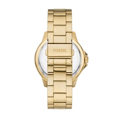 Fossil gold watch clearance price