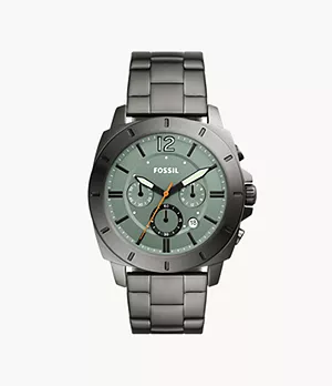 Privateer Sport Chronograph Smoke Stainless Steel Watch