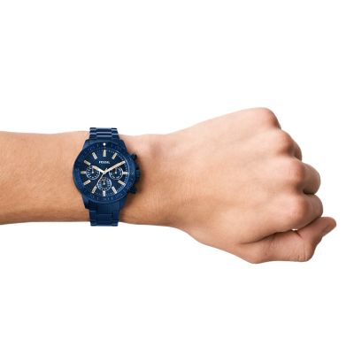 Bannon multifunction blue online silicone watch