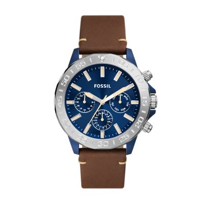 Fossil leather watch clearance price