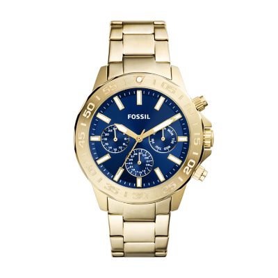 Bannon Multifunction Gold-Tone Stainless Steel Watch