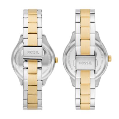 Fossil his and hers best sale watch set