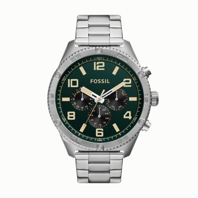 Fossil Men Brox Multifunction Stainless Steel Watch