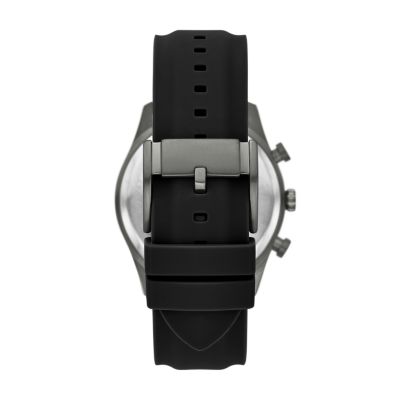 Sullivan Multifunction Black Silicone Watch