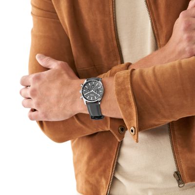 Sullivan Multifunction Grey Silicone Watch BQ2747 Fossil