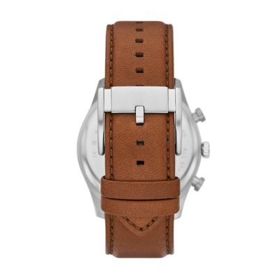 Brown Grid Luxury Watch Band