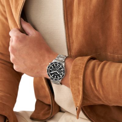 Montres multifonctionnelles en acier inoxydable pour elle et lui