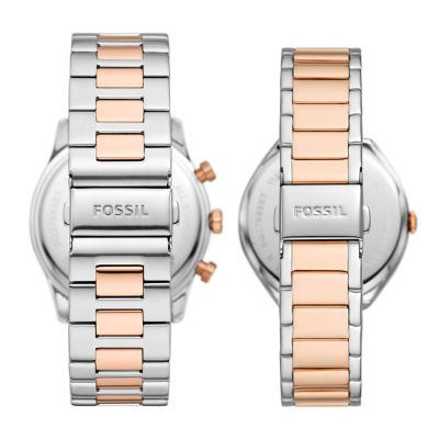 His and hers on sale matching fossil watches