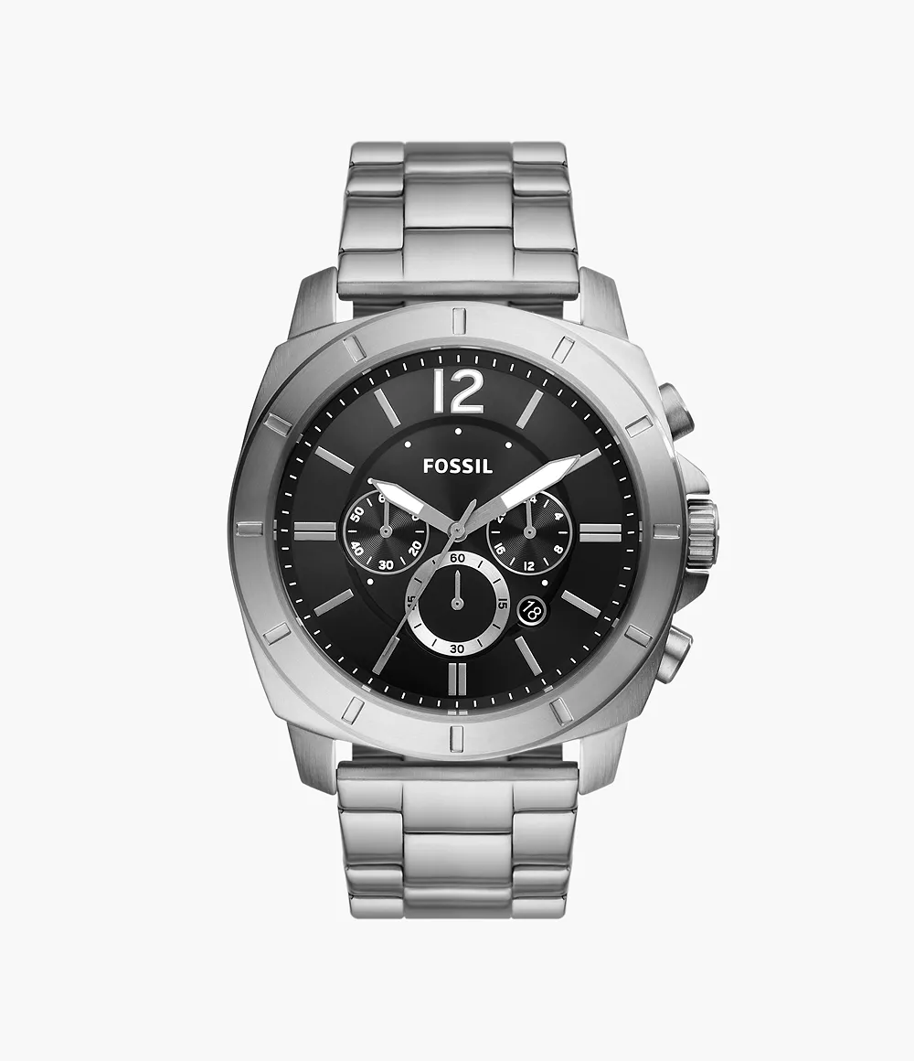 Fossil Outlet Men’s Privateer Chronograph Stainless Steel Watch