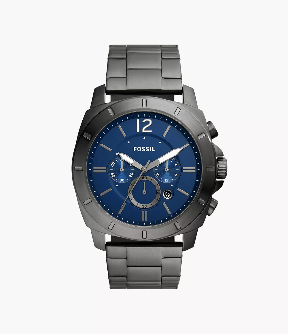 Image of Privateer Chronograph Smoke Stainless Steel Watch