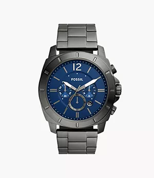 Privateer Chronograph Smoke Stainless Steel Watch