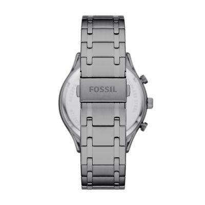 Fenmore Multifunction Smoke Stainless Steel Watch - BQ2762 - Fossil