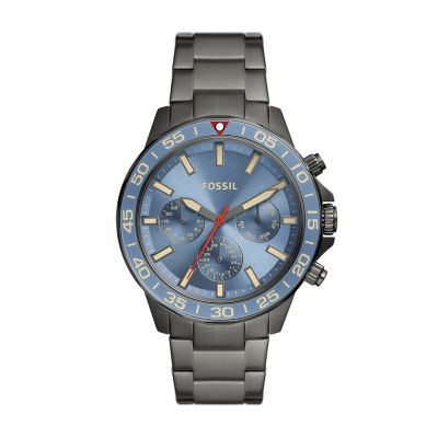 Bannon Multifunction Smoke Stainless Steel Watch