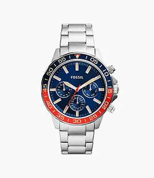 Bannon Multifunction Stainless Steel Watch
