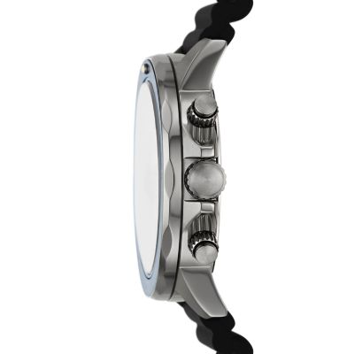 Bannon Multifunction Black Silicone Watch - BQ2772 - Fossil