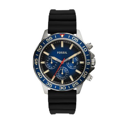 Bannon Multifunction Black Silicone Watch - BQ2772 - Fossil