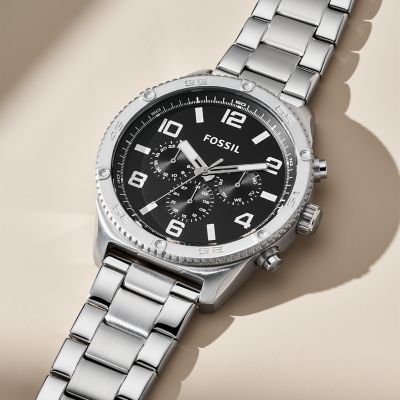 Brox Multifunction Stainless Steel Watch - BQ2797 - Fossil