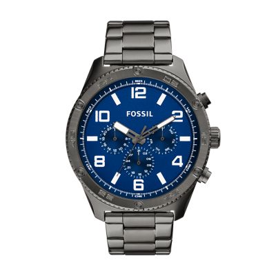 Brox Multifunction Smoke Stainless Steel Watch