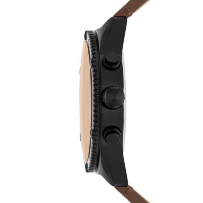 Brox Multifunction Brown Leather Watch - BQ2802 - Fossil