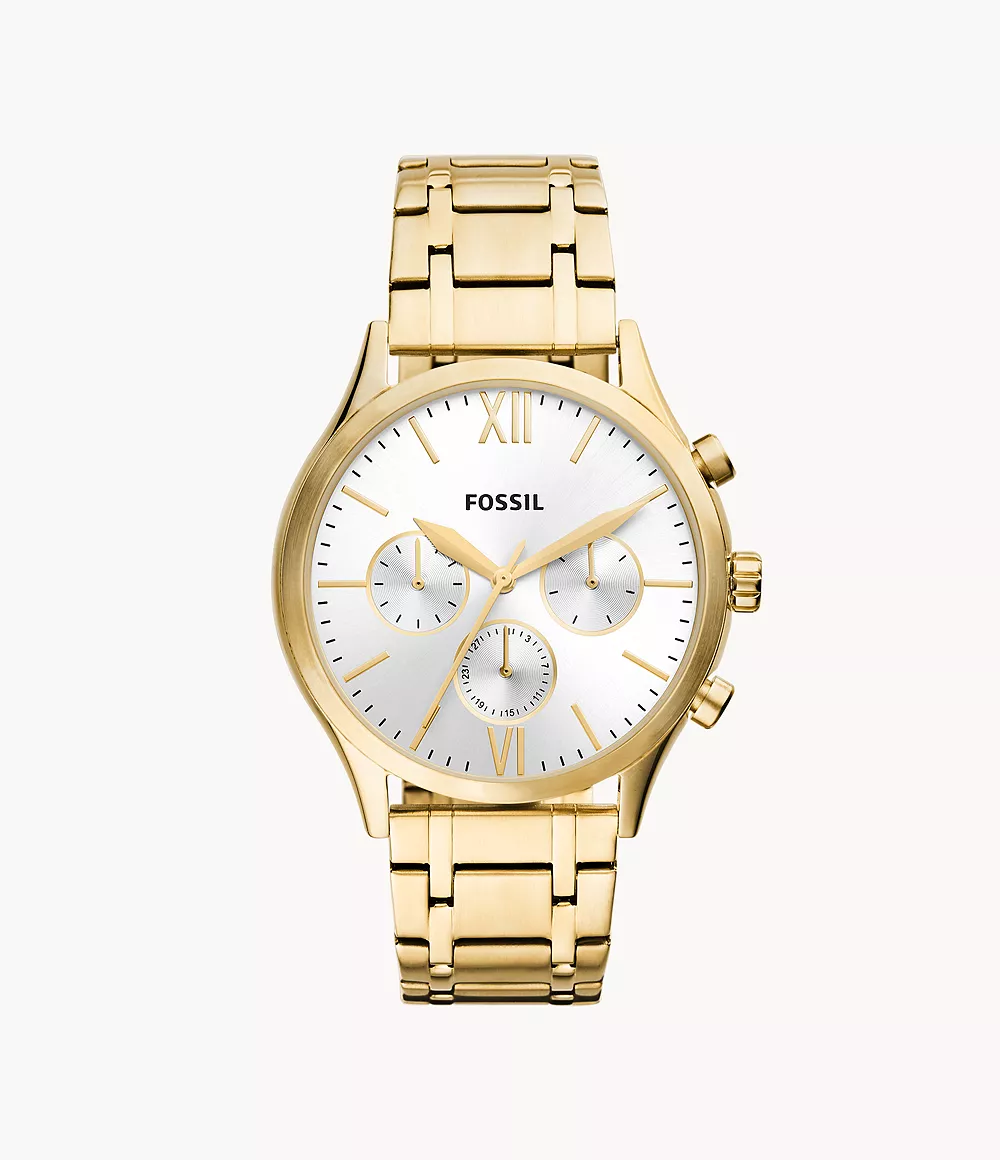 Fenmore Multifunction Gold-Tone Stainless Steel Watch
