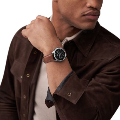 Fenmore Multifunction Brown Leather Watch - BQ2814 - Fossil