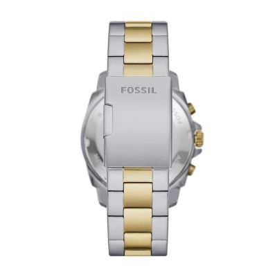 Fossil two tone outlet mens watch