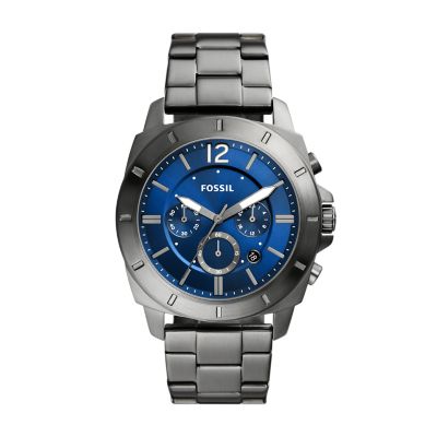 Fossil chronograph stainless steel watch sale