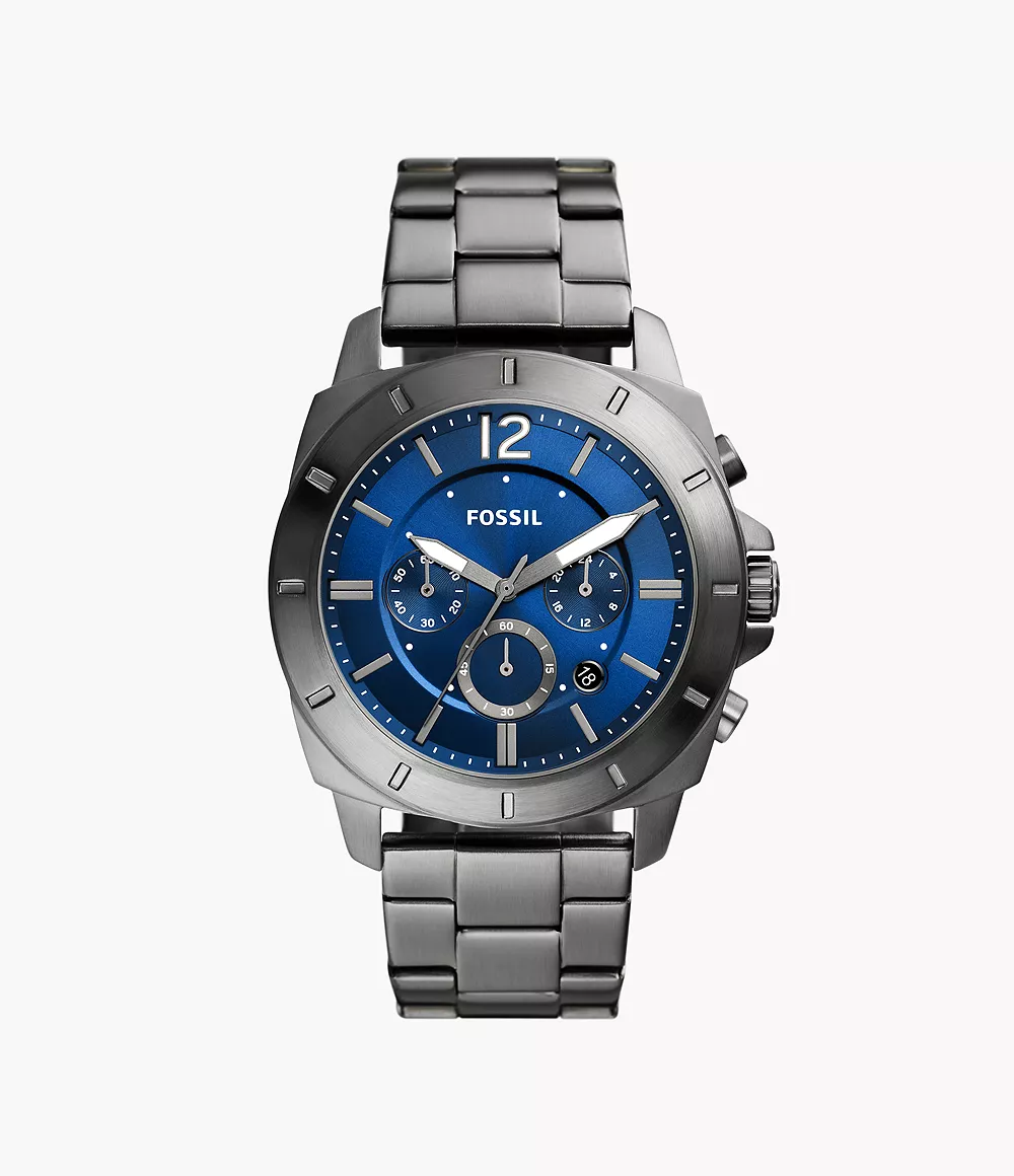 Privateer Chronograph Smoke Stainless Steel Watch
