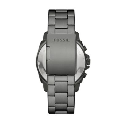 Fossil privateer sport chronograph smoke stainless steel watch hotsell