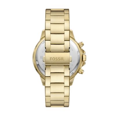 Bannon Multifunction Gold-Tone Stainless Steel Watch - BQ2822 - Fossil