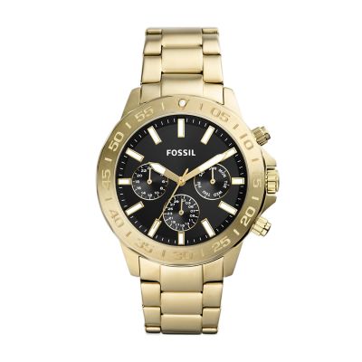 Bannon Multifunction Gold-Tone Stainless Steel Watch