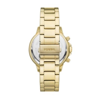 Bannon Multifunction Gold-Tone Stainless Steel Watch - BQ2830 - Fossil