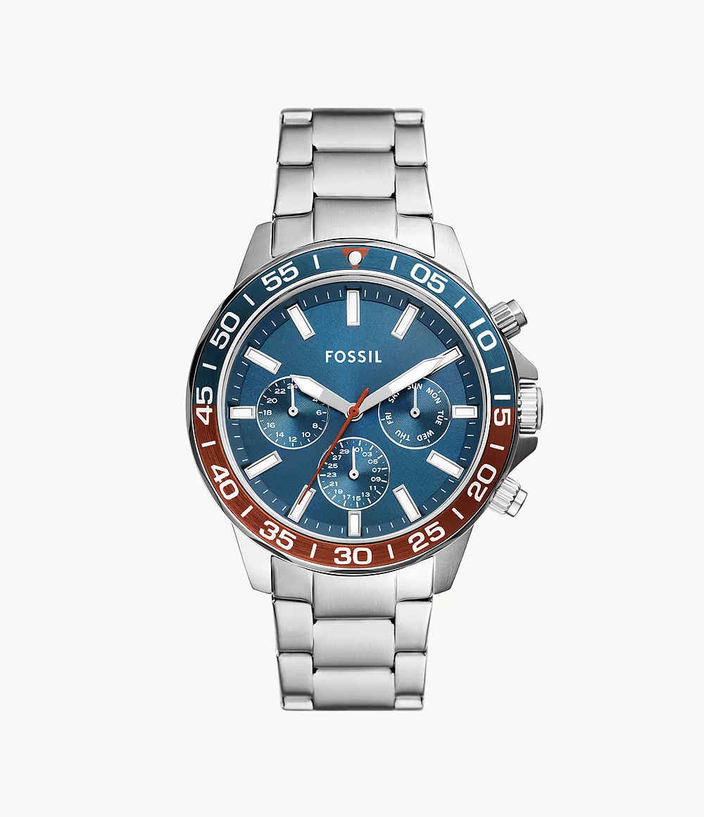 Bannon Multifunction Stainless Steel Watch
