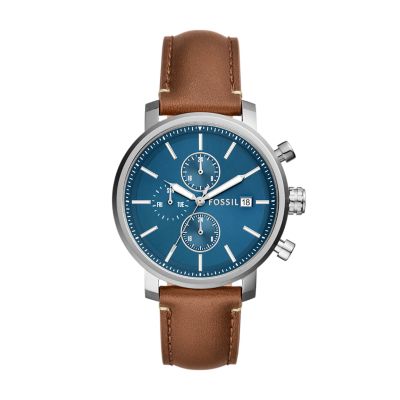 Rhett Multifunction Brown LiteHide™ Leather Watch - BQ2848 - Fossil