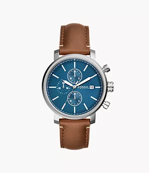 Rhett Multifunction Brown LiteHide™ Leather Watch